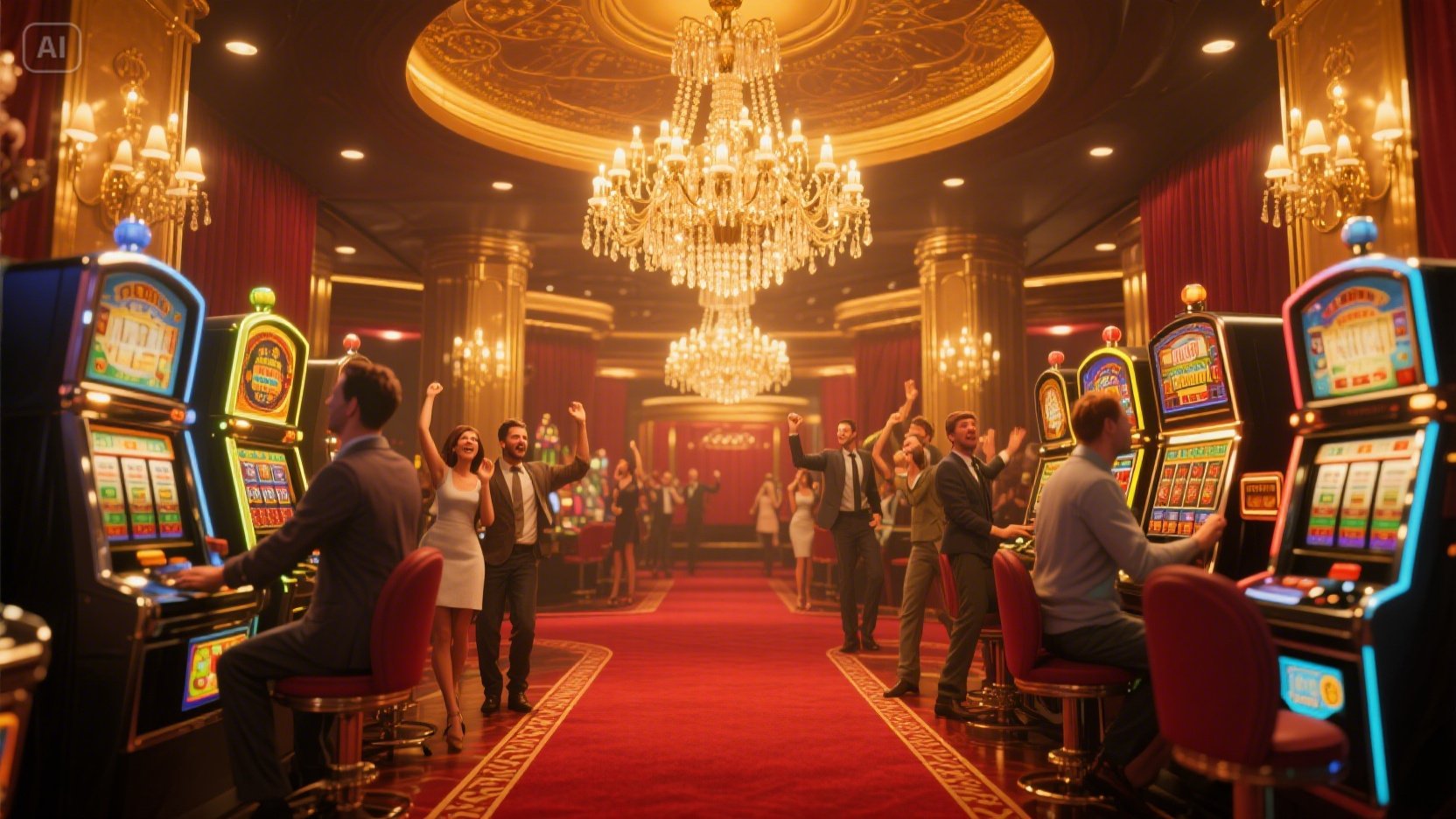 Casino Crystal Slots Casino desktop and mobile interfaces